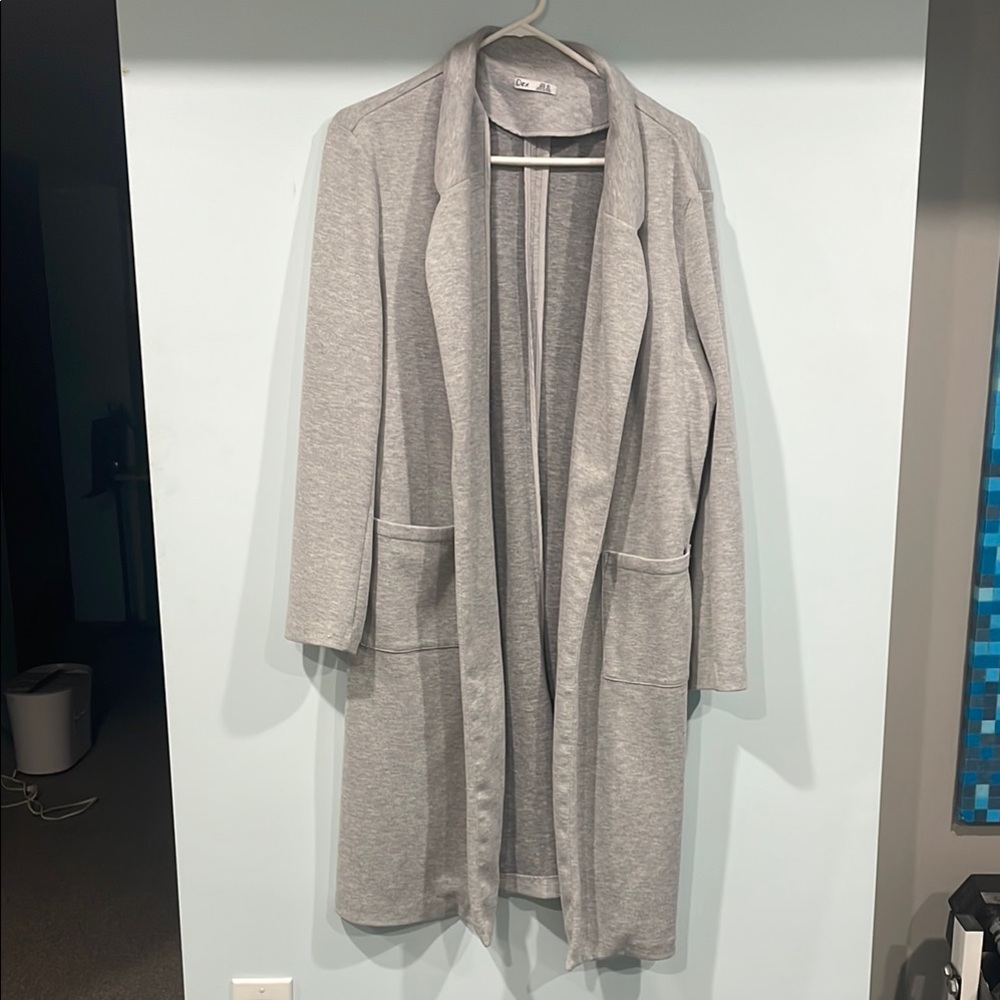Dex Gray Open Front blazer Cardigan